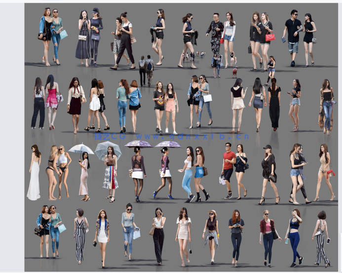 免抠女性人物(图1)