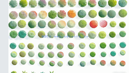  PSD手绘风平面植物免扣素材(图3)