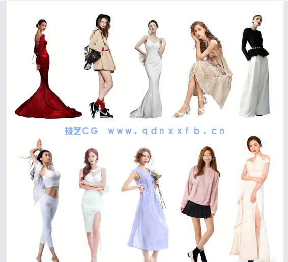 数百款PSD免扣人物素材(图3)