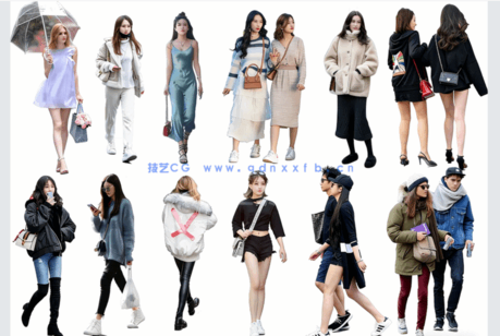 数百款PSD免扣人物素材(图4)