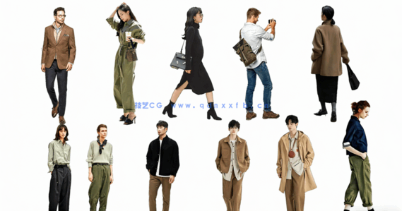 数百款PSD免扣人物素材(图5)
