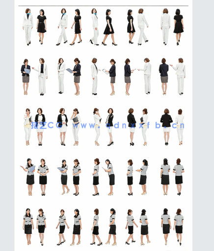 PS 商务人物免抠图素材(图5)