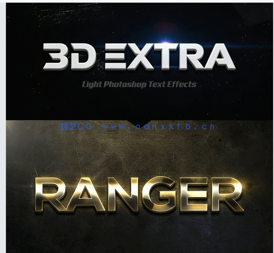 3D立体彩色金属质感艺术特效PSD字模第四季(图1) 3D立体彩色金属质感艺术特效PSD字模第四季(图1)