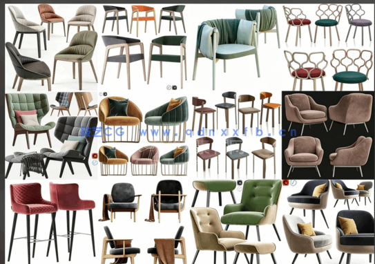 3DSKY椅子3Dmax模型(图6)