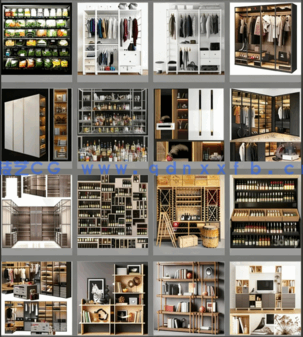 3dsky&柜子类3D模型-PM项目管理器(图1)