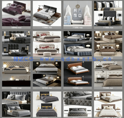 3dsky&床具类3D模型-PM项目管理器(图4)