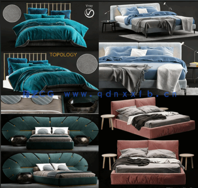 3dsky&床具类3D模型-PM项目管理器(图2)