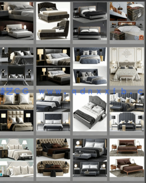 3dsky&床具类3D模型-PM项目管理器(图1)