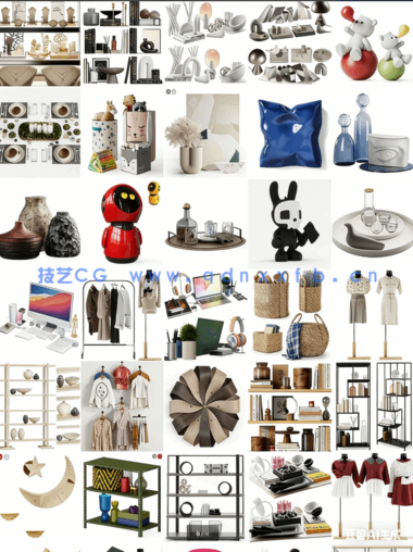 3DSKY -- 高精3DMAX模型-装饰摆件(图4)