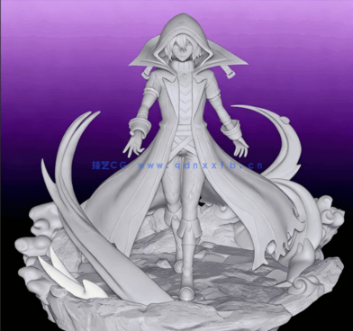 [3D打印人物] 暗影希德·卡盖诺Cid Kagenou《想要成为影之实力者》动漫角色(图4)