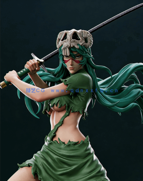 [3D打印人物] 妮莉艾露·杜·欧德修凡克Neliel《死神 境·界》动漫角色雕刻手办(图1)