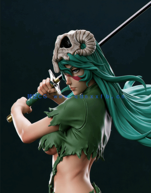 [3D打印人物] 妮莉艾露·杜·欧德修凡克Neliel《死神 境·界》动漫角色雕刻手办(图2)