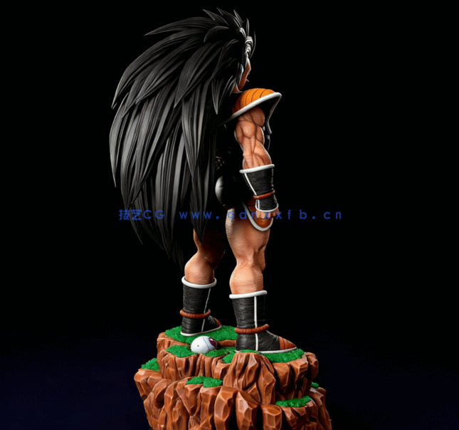 [3D打印人物] 拉蒂兹Raditz《七龙珠》动漫角色雕刻手办3D打印模型(图2)