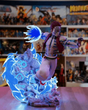 [3D打印人物] 猗窝座《鬼灭之刃》动漫角色雕刻手办3D打印模型(图3)