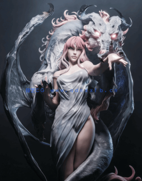 [3D打印人物] 丹妮莉丝·坦格利安龙女《冰与火之歌》影视角色雕刻手办3D打印(图1)