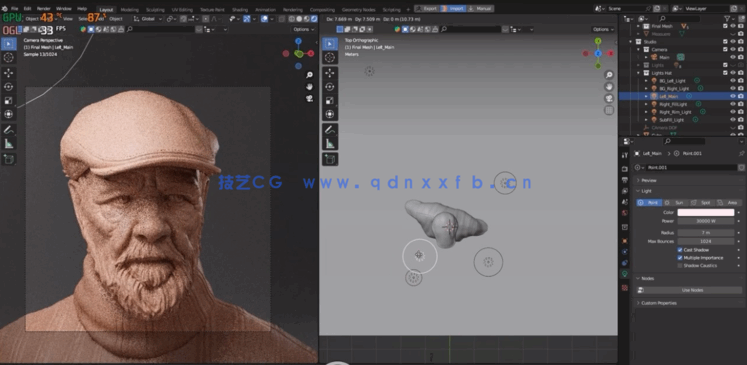 Zbrush人像肖像雕刻核心技术训练视频教程 (图3)