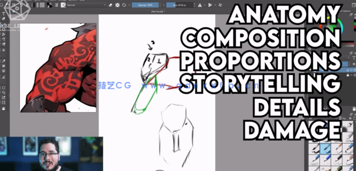 ZBrush地狱恶魔角色雕刻建模完整制作流程视频教程 (图5)
