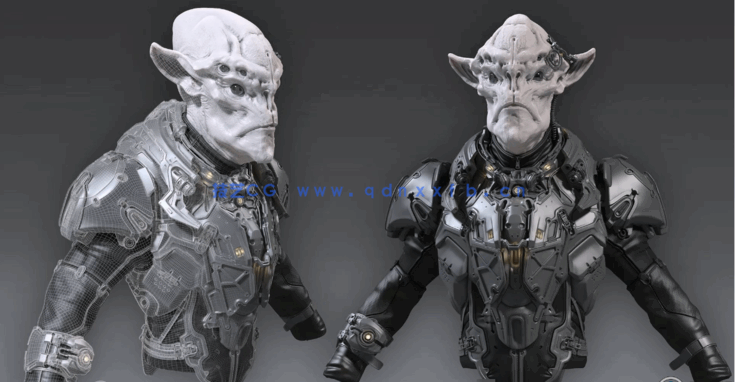  ZBrush角色硬表面雕刻建模大师级训练视频教程(图2)