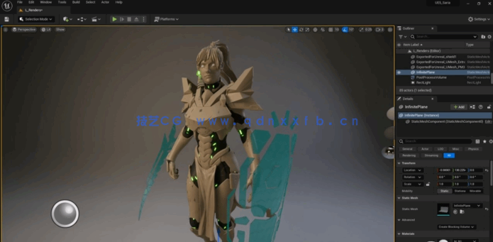 ZBrush与Maya科幻女士兵角色雕刻建模制作视频教程 (图5)