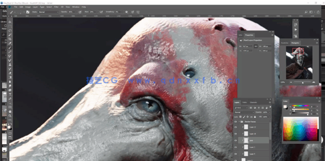 外星异形生物概念设计完整制作流程视频教程 (图5)