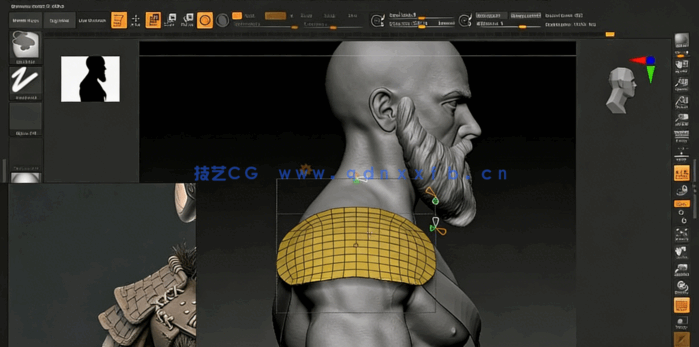 Zbrush角色解剖学雕刻建模核心技术训练视频教程(图4)