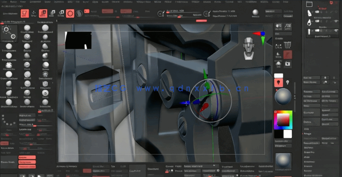 ZBrush迷你游戏左轮手枪模型制作流程视频教程(图2)