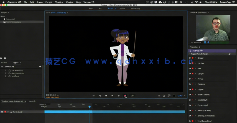 Character Animator使用面部实时制作动画视频教程(图4)