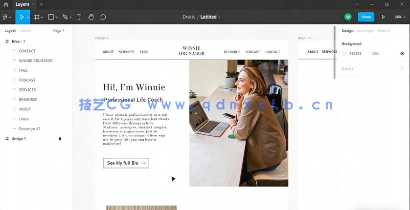 个人网站作品集创建工作流程视频教程(图3)