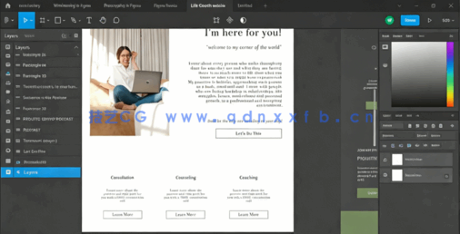 个人网站作品集创建工作流程视频教程(图5)