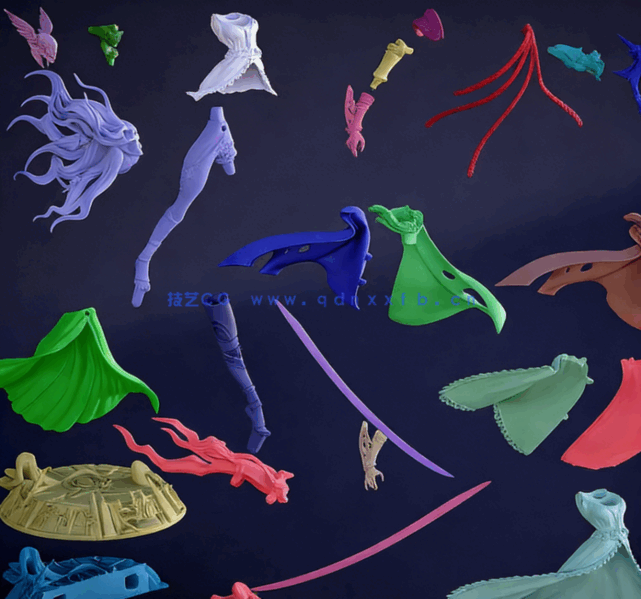 [3D打印人物] 腐败女神玛莲妮亚Malenia站姿《艾尔登法环》游戏角色雕刻手(图6)