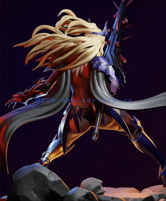 [3D打印人物] 阿尔托莉雅·潘德拉贡Artoria《命运Fate Grand Order》游戏角(图4)