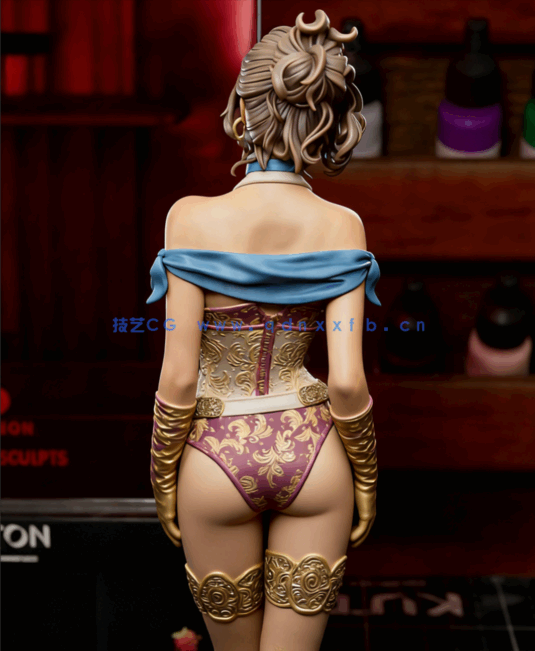 [3D打印人物] 蕾丝夫人Lady Lace角色雕刻手办3D打印模型(图3)