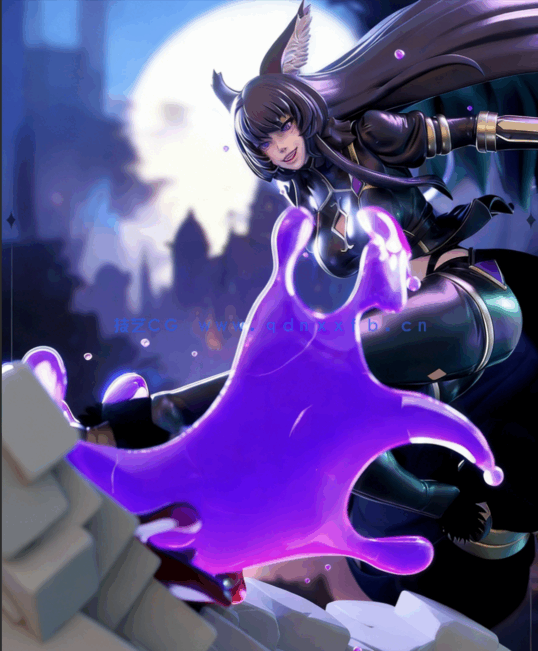 [3D打印人物] 德尔塔《德尔塔Delta《想要成为影之实力者》动漫角色雕刻手办(图2)