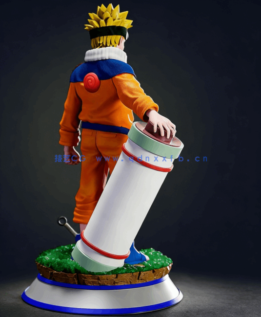 [3D打印人物] 漩涡鸣人Naruto站姿《火影忍者》动漫角色雕刻手办3D打印模(图4)