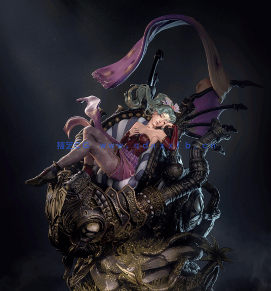 [3D打印人物] 蒂娜·布兰福德Terra Branford《最终幻想6VI》游戏角色雕刻手办(图3)