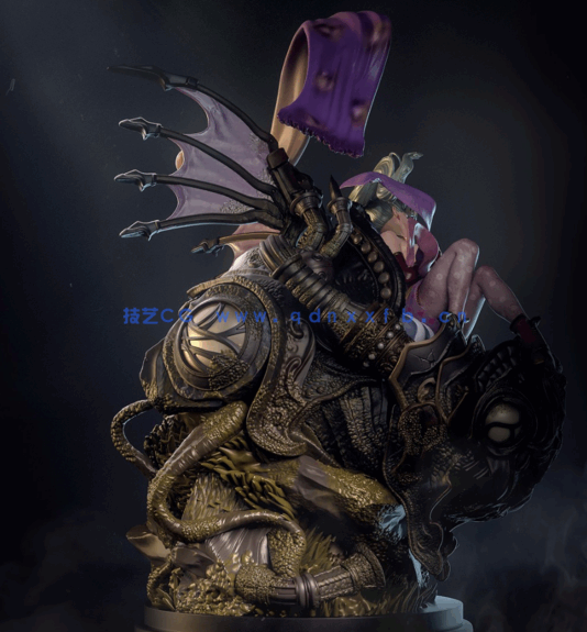 [3D打印人物] 蒂娜·布兰福德Terra Branford《最终幻想6VI》游戏角色雕刻手办(图5)