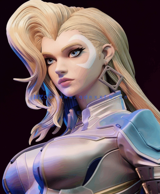 [3D打印人物] 坦迪·鲍恩Dagger匕首 漫威超级英雄角色雕刻手办3D打印模型(图2)