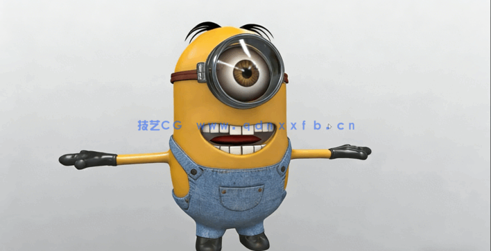 Zbrush小黄人卡通角色完整制作流程视频教程(图3)