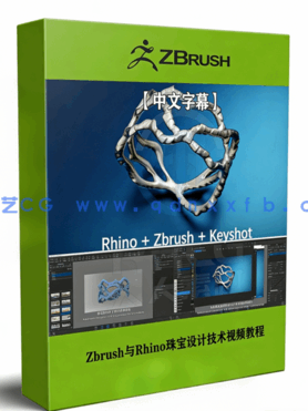 Zbrush与Rhino珠宝设计技术视频教程(图1)