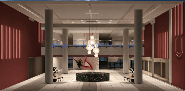 视差贴图商业大堂 wparallax lobby Commercial(图3)