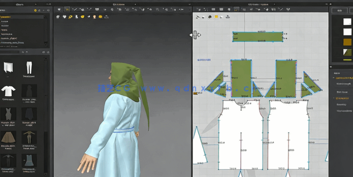 Marvelous Designer与ZBrush逼真游戏服装布料织物制作视频教程(图3)