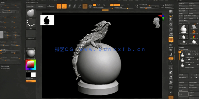 ZBrush数字雕刻材质技术解密视频 教程(图3)