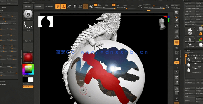 ZBrush数字雕刻材质技术解密视频 教程(图4)
