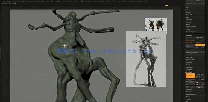 影视级科幻超自然概念生物设计全流程视频教程(图4)