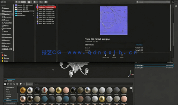 ZBrush与Maya古镜游戏资产制作流程视频教程(图5)