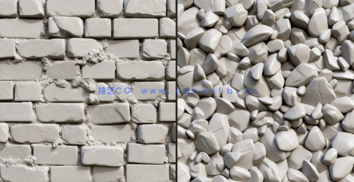 Zbrush瓷砖砖墙材质雕刻大师级视频教程(图2)