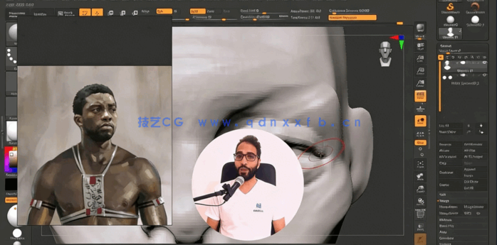 ZBrush游戏角色高精度数字雕刻核心技术视频教程(图5)
