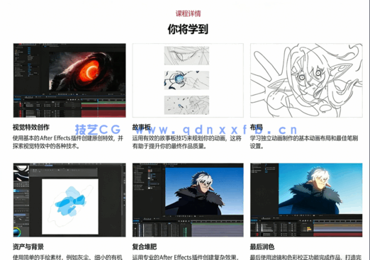 AE专业二维卡通动画特效与合成职业技能训练视(图4)