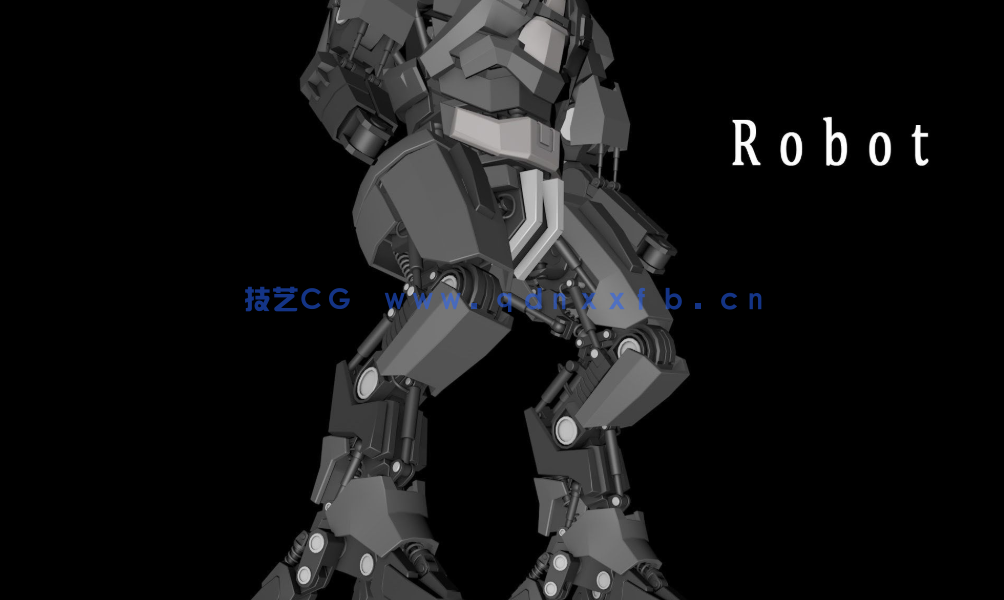 C4D机器人建模绑定大型视频教程(图1)