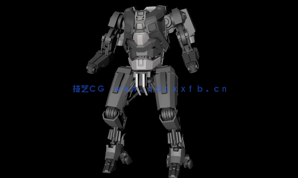 C4D机器人建模绑定大型视频教程(图2)